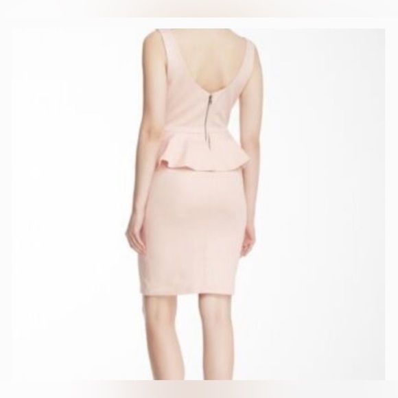 Alice and Olivia women sleeveless peplum Dress 👗 pale plum size WAS gently worn - Picture 4 of 15